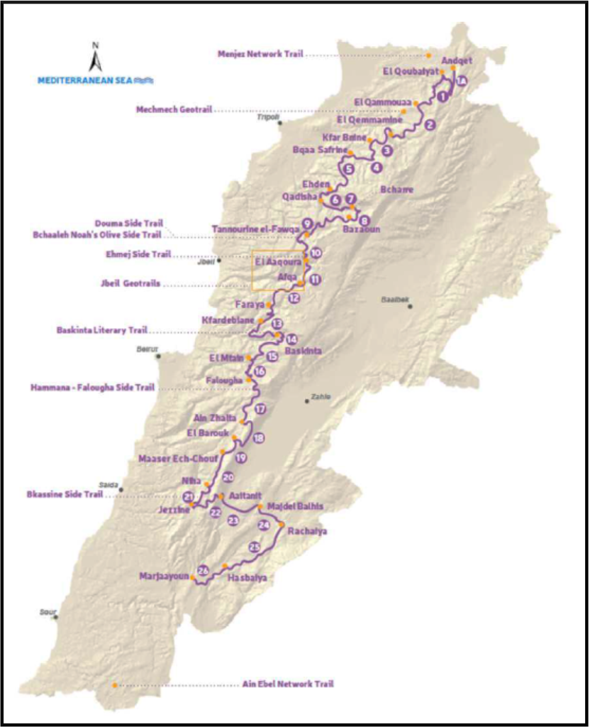 The Lebanon Mountain Trail